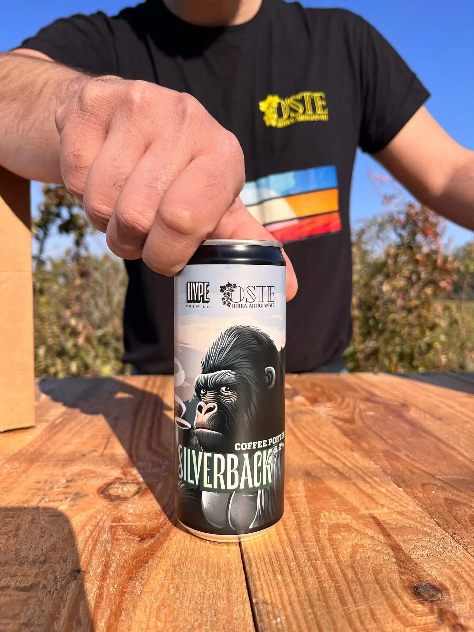 O'Ste Birre artigianali Silverback Coffee Porter lattina 4x330ml