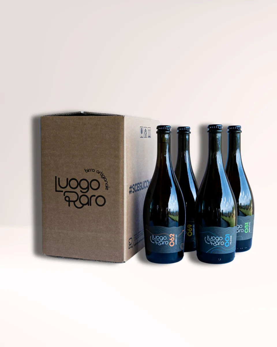 Luogo Raro Idee Regalo Scatola 6x75cl Birra Mista