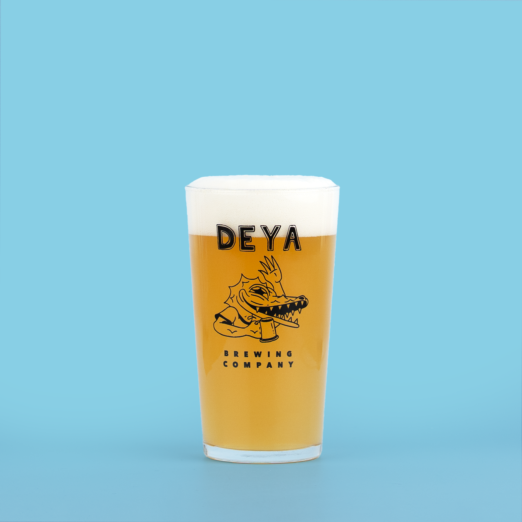 Deya Bundles Into the Haze IPA birra maglietta bicchiere
