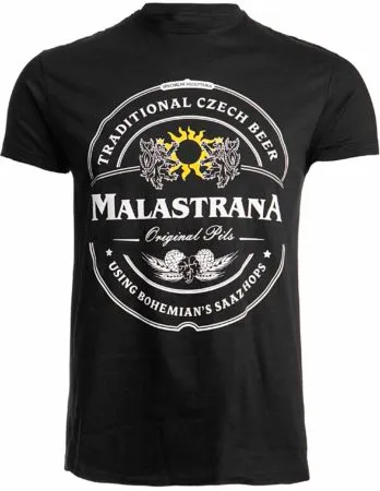 Malastrana T-shirt Maglietta Birra XL Cotone Nera