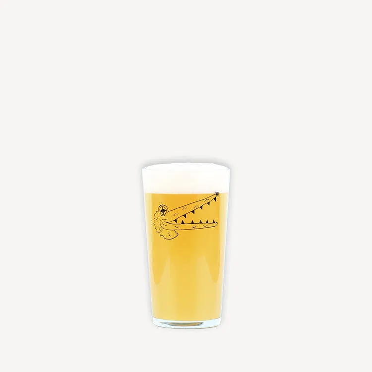Deya Merch Half Pint Glass Black Croc bicchiere birra 0,3L