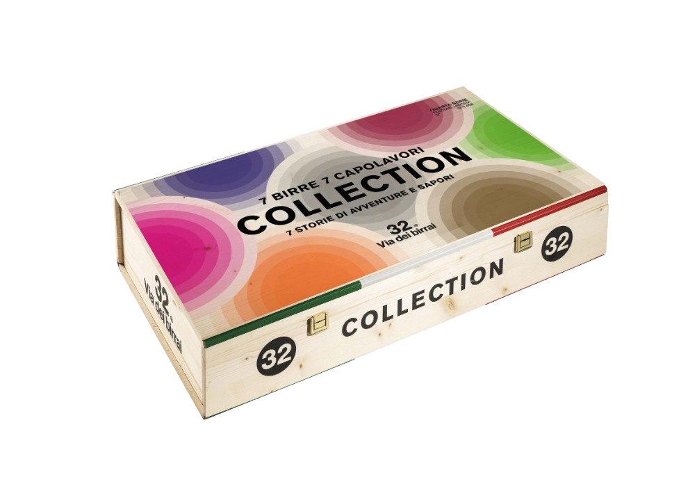 32 Via dei Birrai Collection 32 cassa legno 7x75 cl