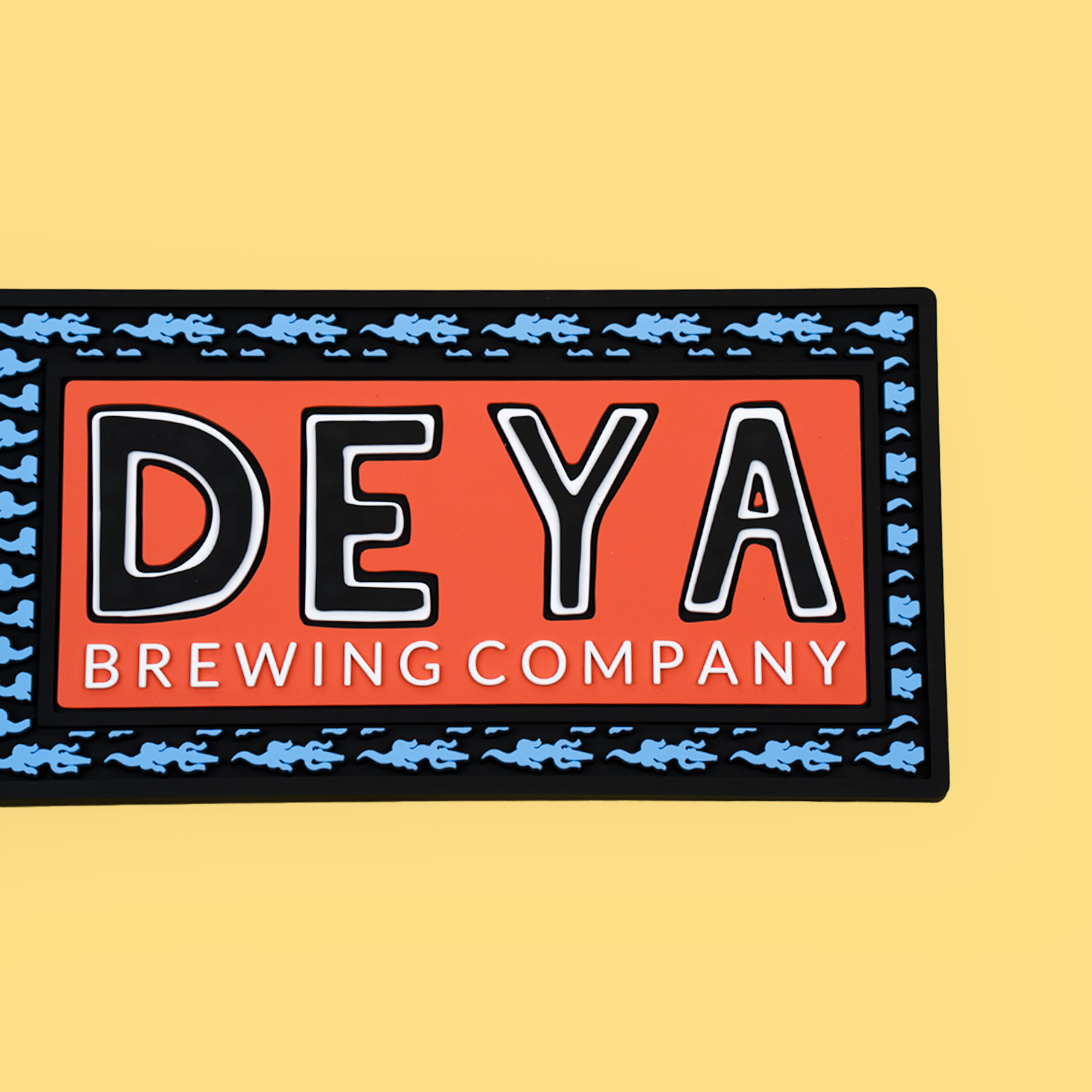 Deya Bar Runner Blue tappetino bar PVC 600x200 mm blu