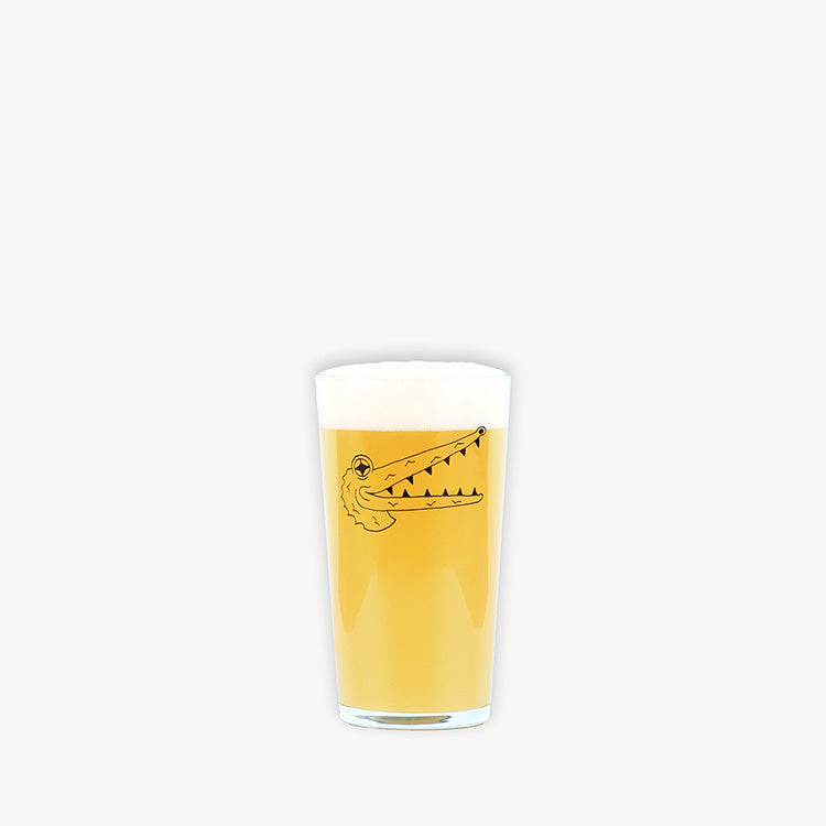Deya Merch Half Pint Glass Black Croc bicchiere birra 0,3L