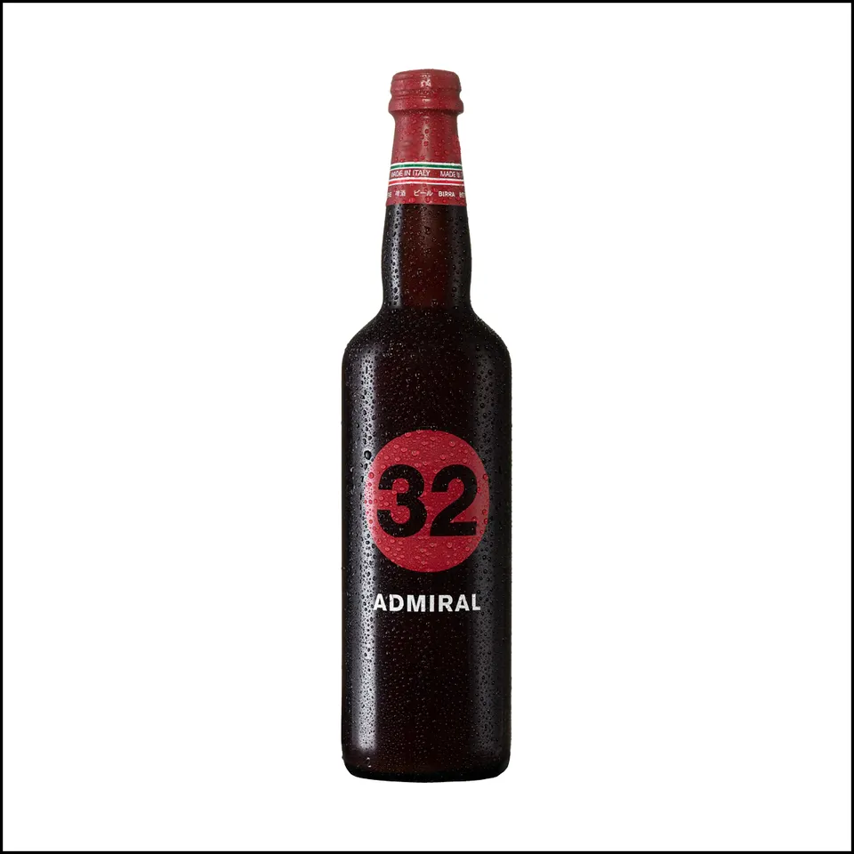 32 Via dei Birrai Admiral birra rossa 75 cl IPA maltata