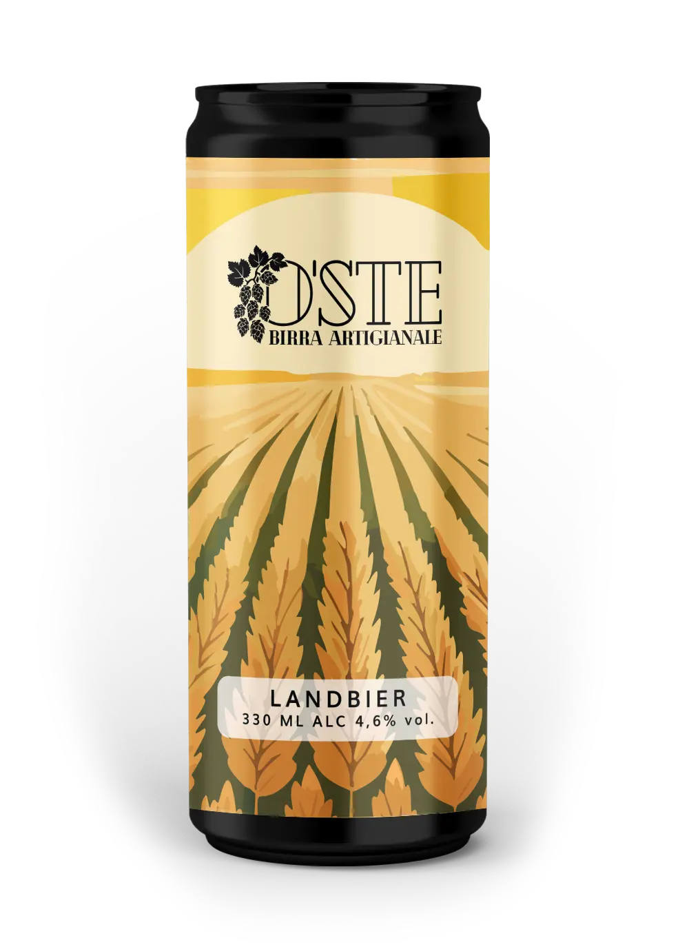 O'Ste Landbier birra lattina 4x330 ml pane miele