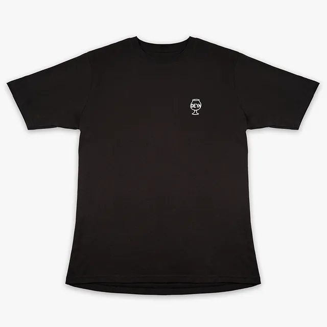 Deya Something Good T-shirt nera cotone bio oversize