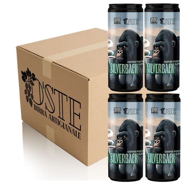 O'Ste Birre artigianali Silverback Coffee Porter lattina 4x330ml