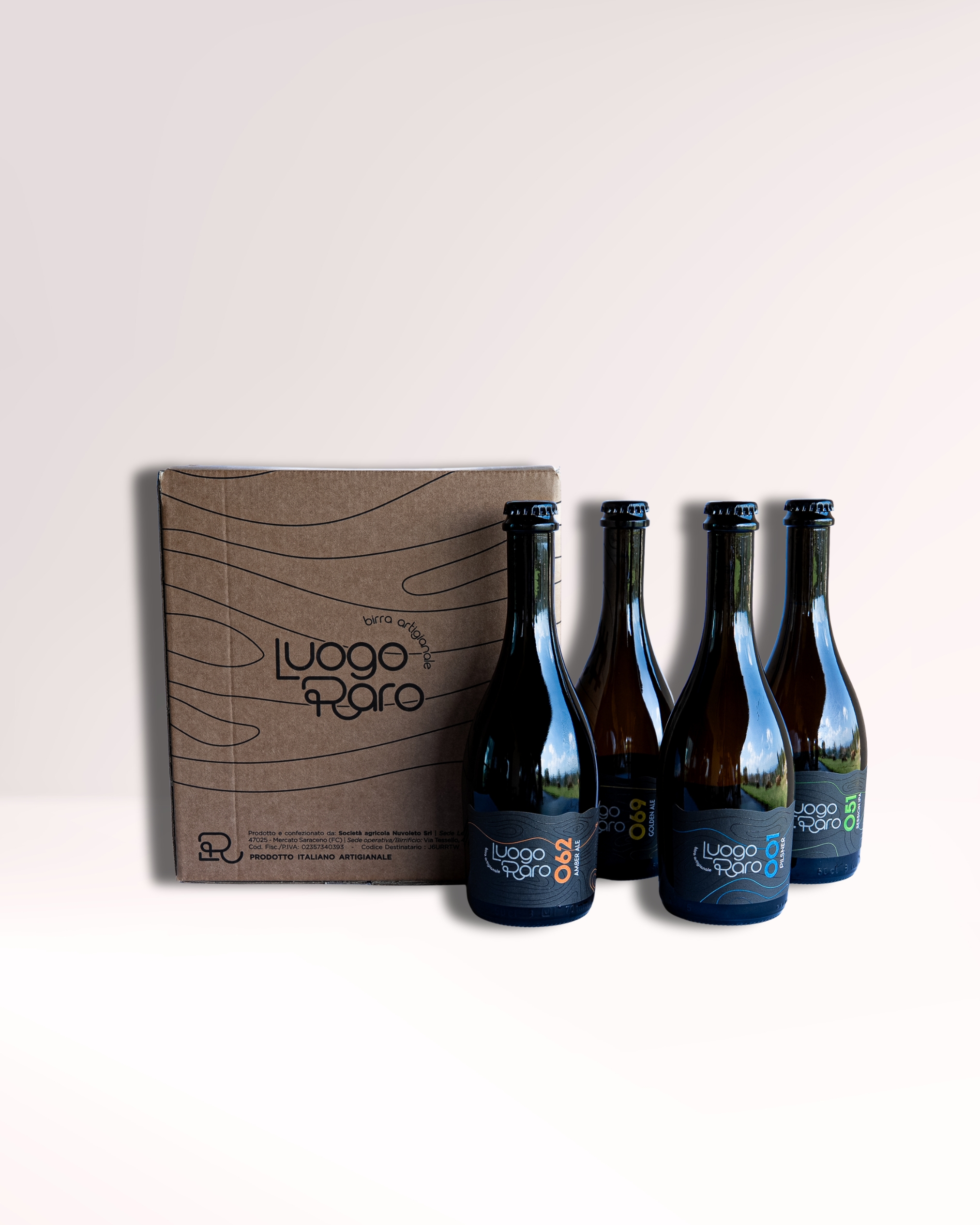 Luogo Raro Idee Regalo Box 4x50cl Birra Mista