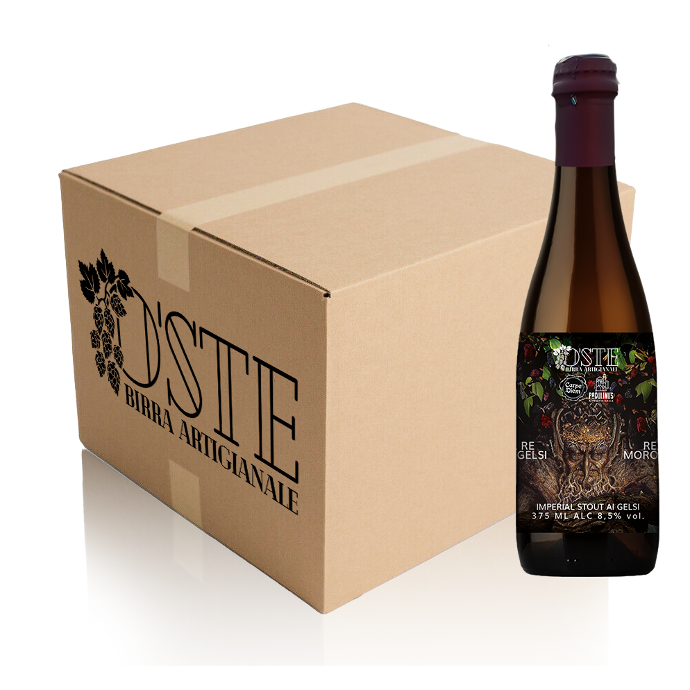O'Ste Rex Mororum Imperial Stout birra 375ml gelsi neri