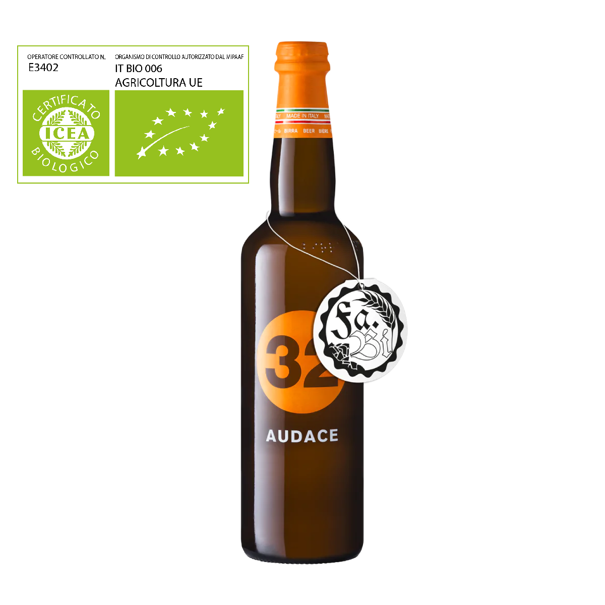 32 Via dei Birrai Audace Bio birra strong ale bio