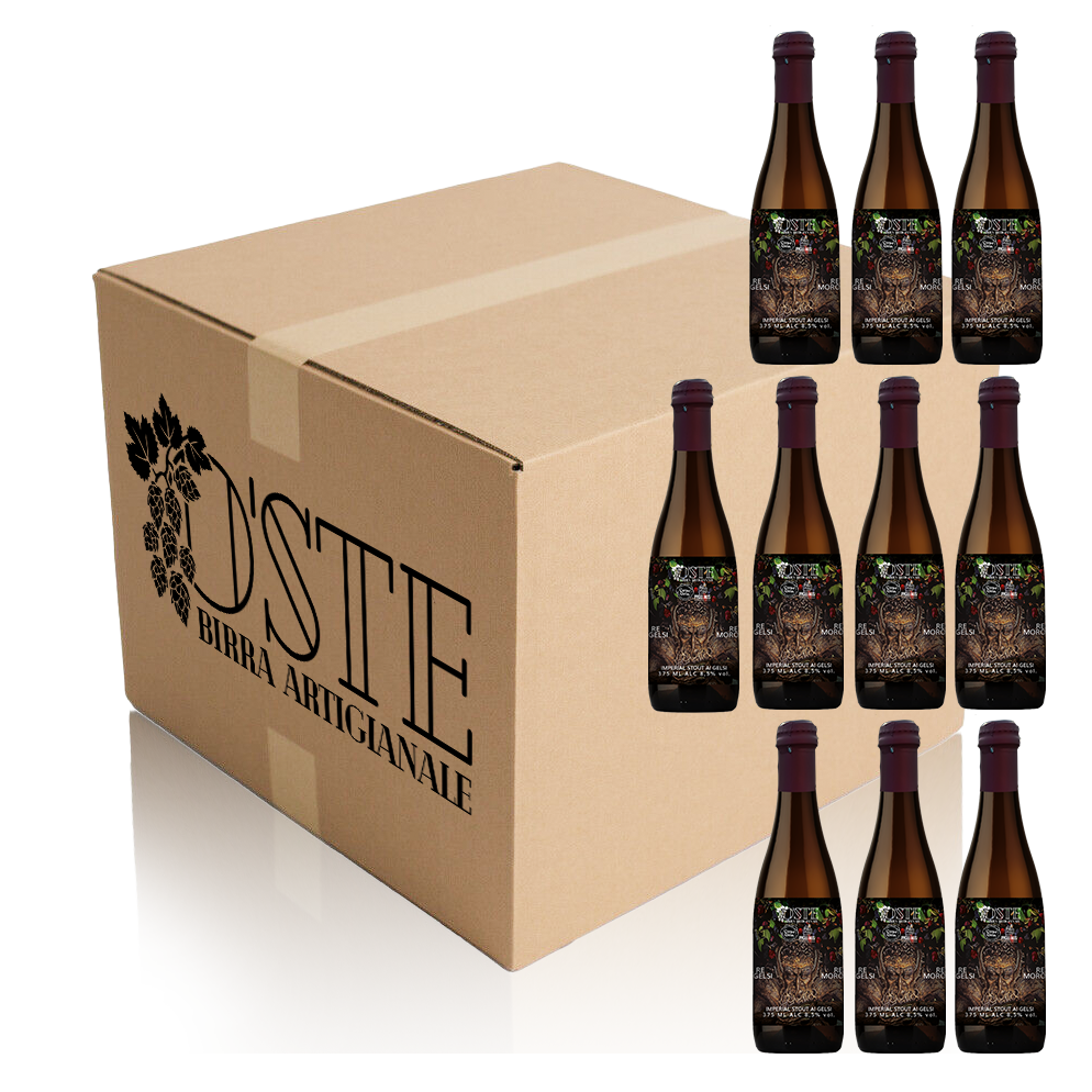 O'Ste Rex Mororum Imperial Stout birra 375ml gelsi neri
