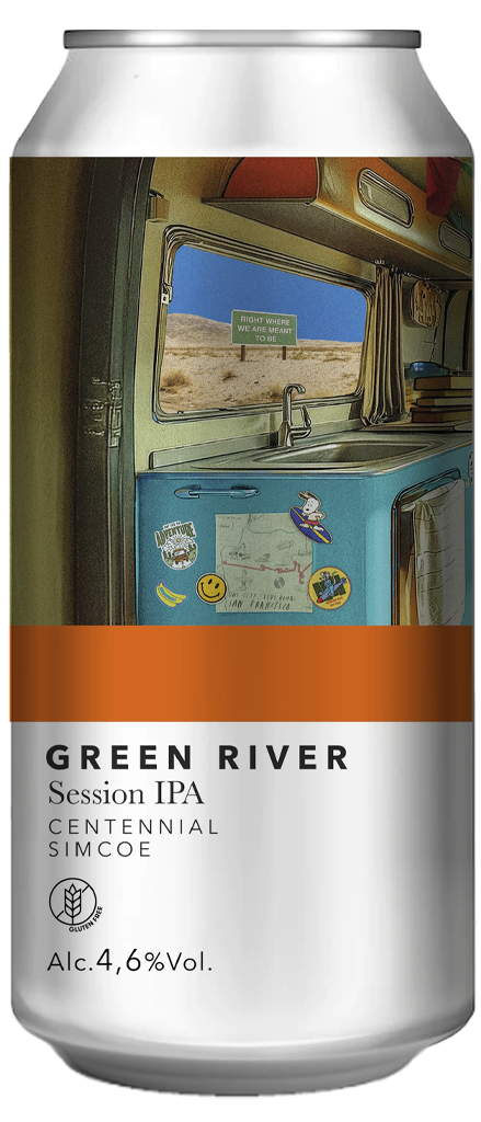 Shire Brewing Green River Session IPA Lattina 33cl Gluten Free
