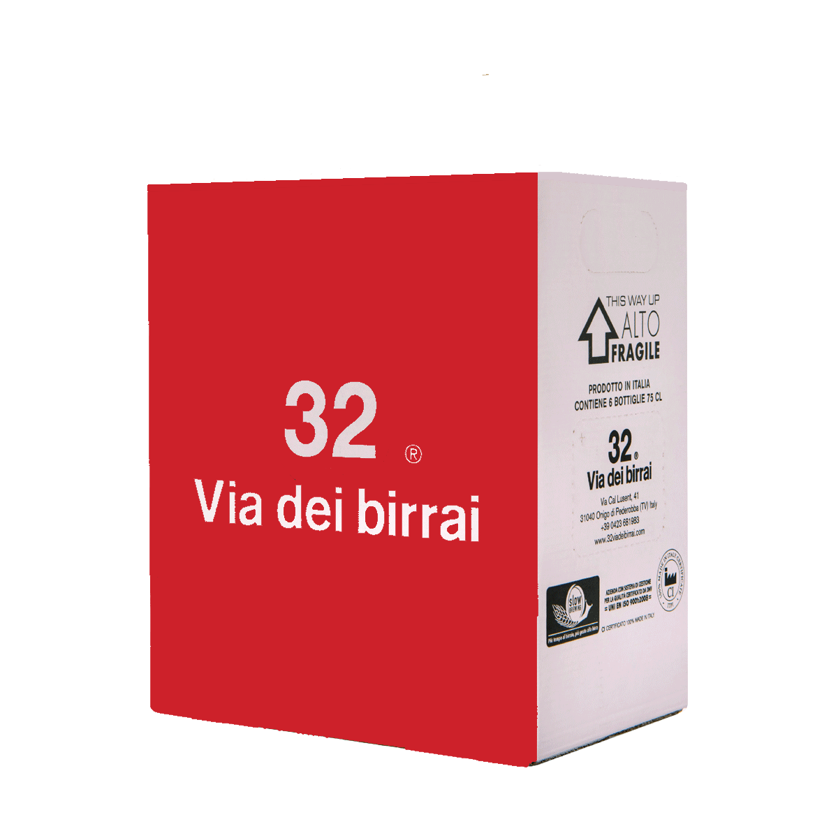 32 Via dei Birrai Ambita birra bionda 50 cl monoluppolo italiano