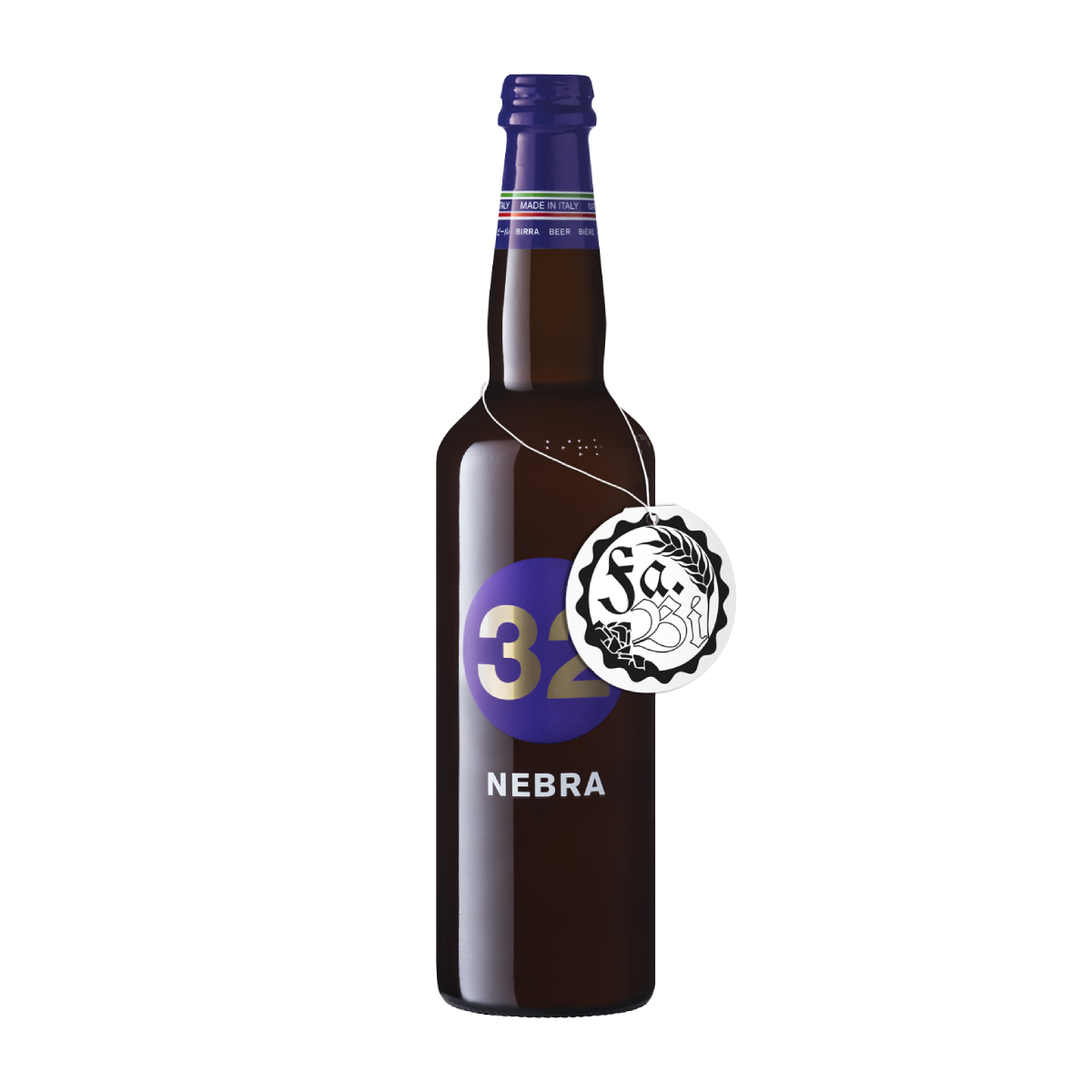 32 Via dei Birrai Nebra birra ambrata doppio malto 75 cl