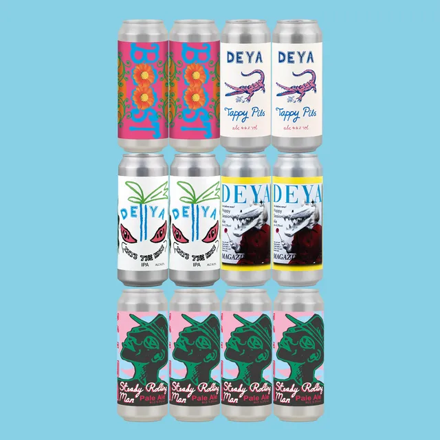 Deya Core 12 Pack Lattine 500ml Pale Ale IPA Lager miste