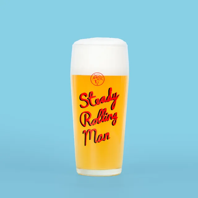 Deya Steady Rolling Man bicchiere pinta 20 oz vetro
