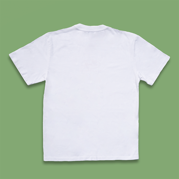 Deya Steady Rolling Man t-shirt bianca cotone 240 gsm