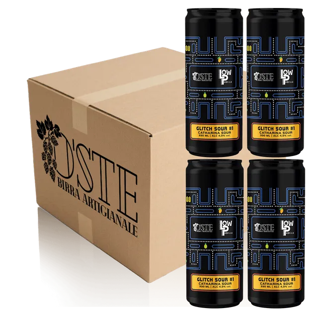 O'Ste Birre artigianali Glitch Sour Catharina lattina 4x330ml