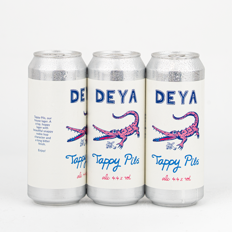 Deya Cans Tappy Pils Lager Lattina 500ml 4,4% Senza Glutine
