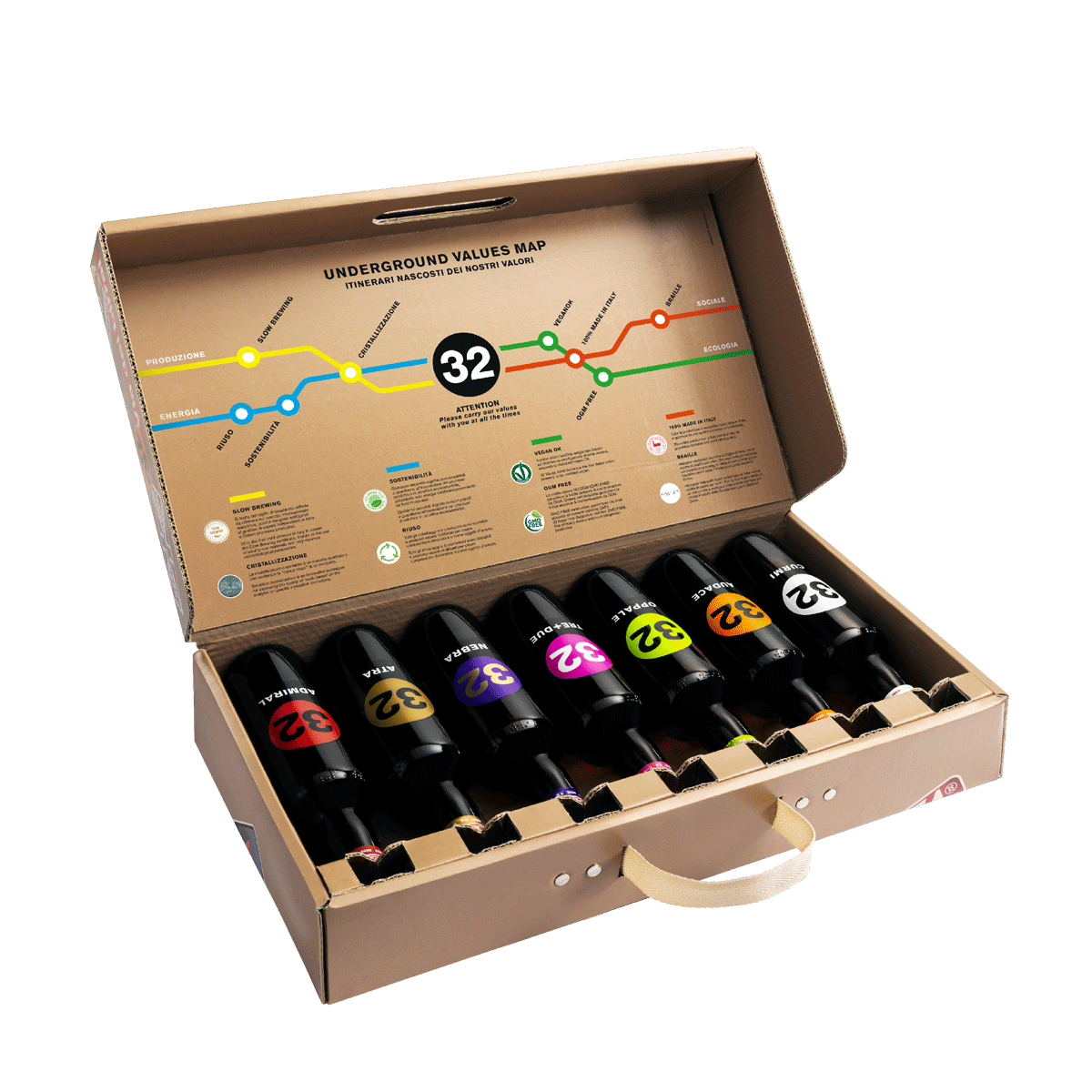 32 Via dei Birrai Voyage 32 valigia 7x75 cl