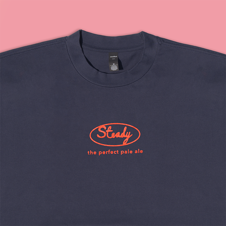 Deya Steady Rolling Man T-Shirt cotone navy