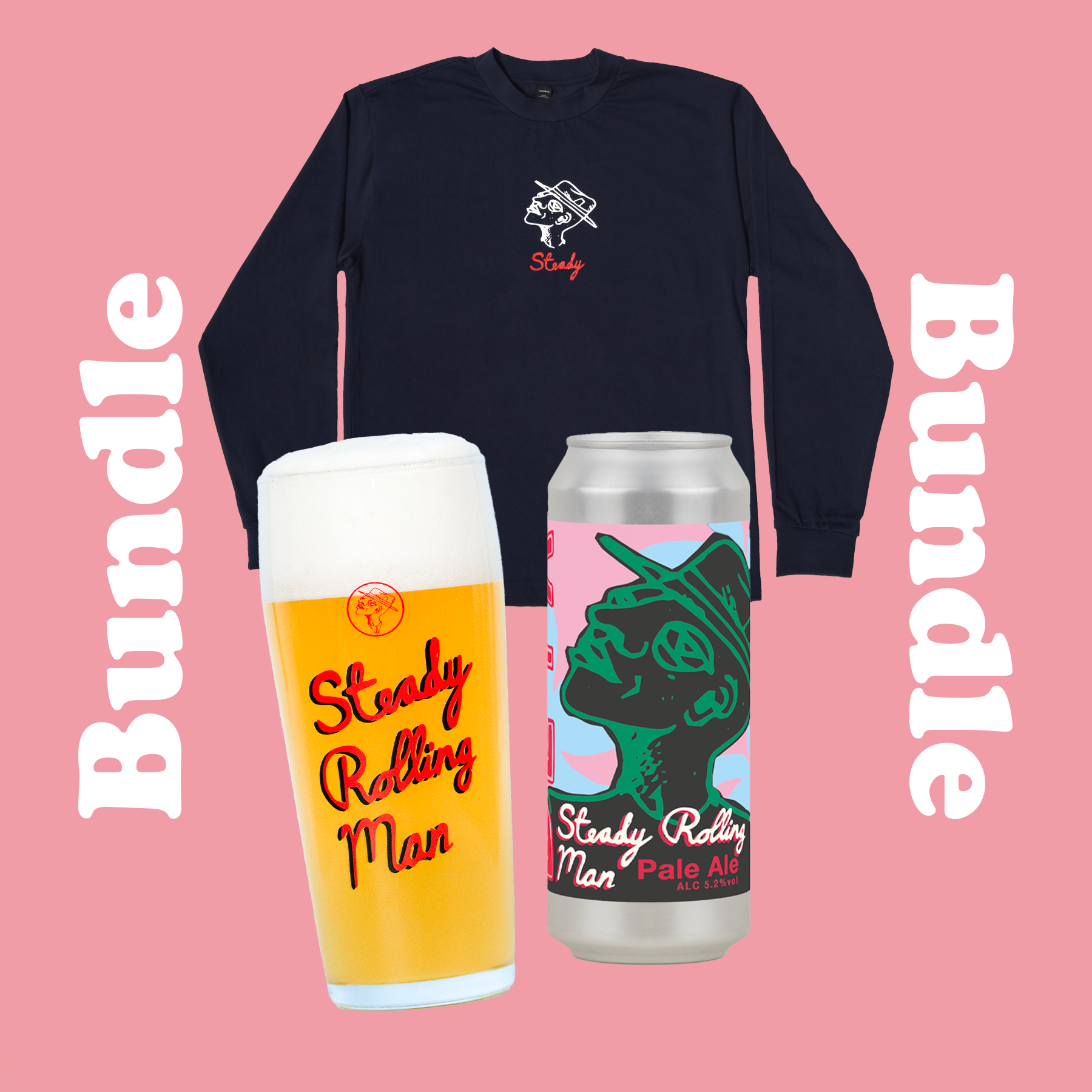 Deya Steady Rolling Man bundle pale ale 500ml maglia vetro