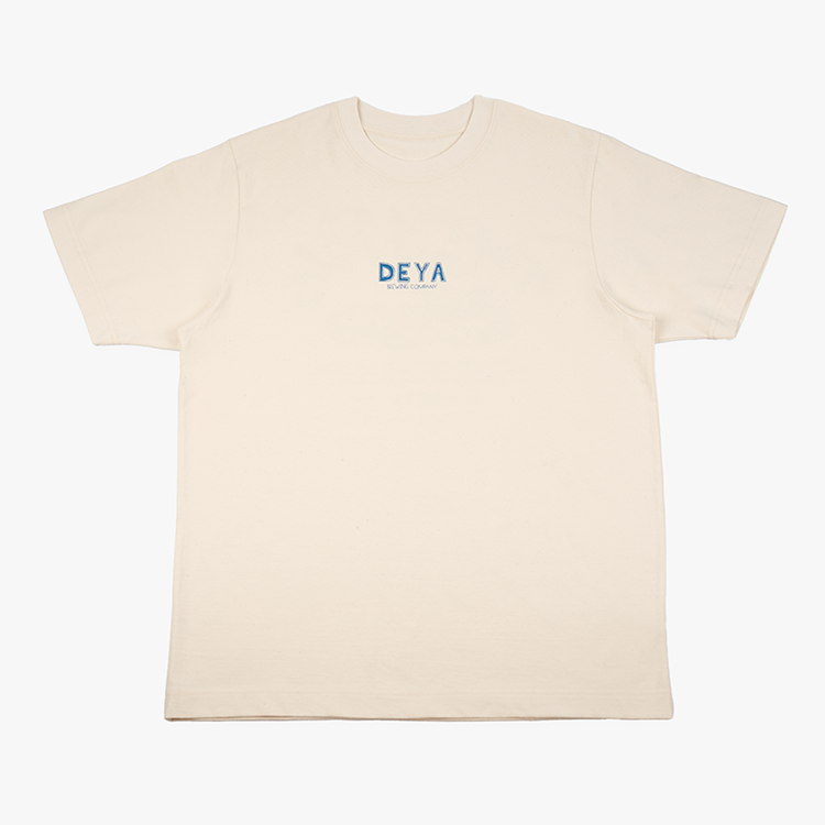 Deya Tappy Pils V3 T-Shirt Natural Raw L cotone riciclato