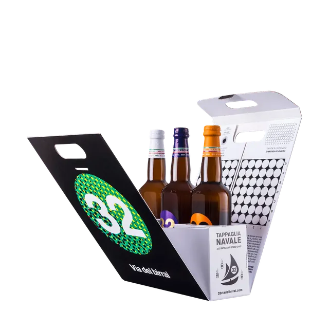 32 Via dei Birrai Tappaglia Navale Tris 6 box 3 birre