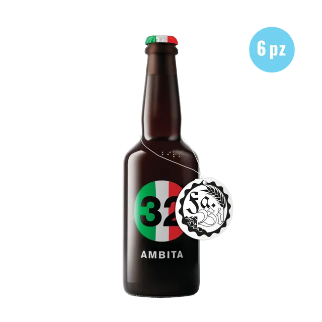 32 Via dei Birrai Ambita birra bionda 50 cl monoluppolo italiano