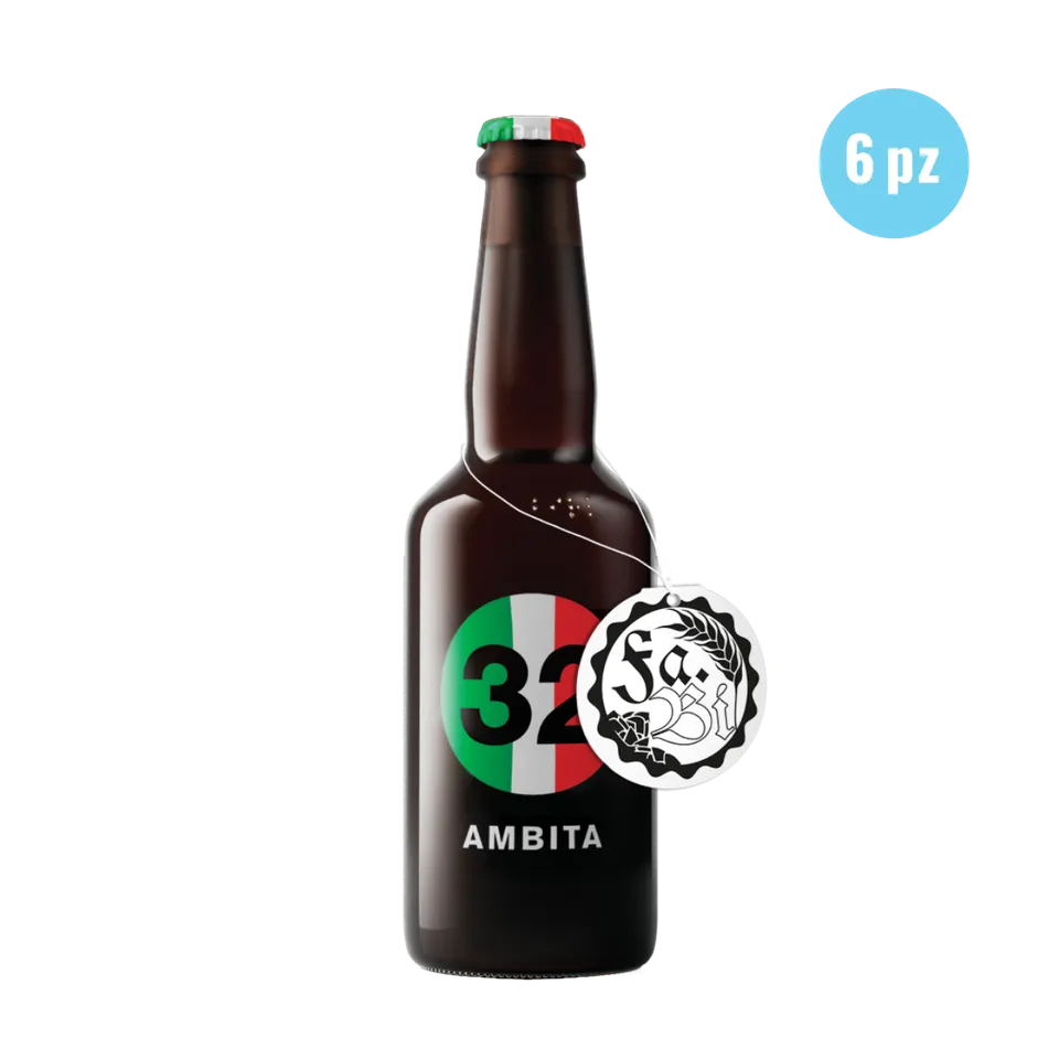 32 Via dei Birrai Ambita birra bionda 50 cl monoluppolo italiano