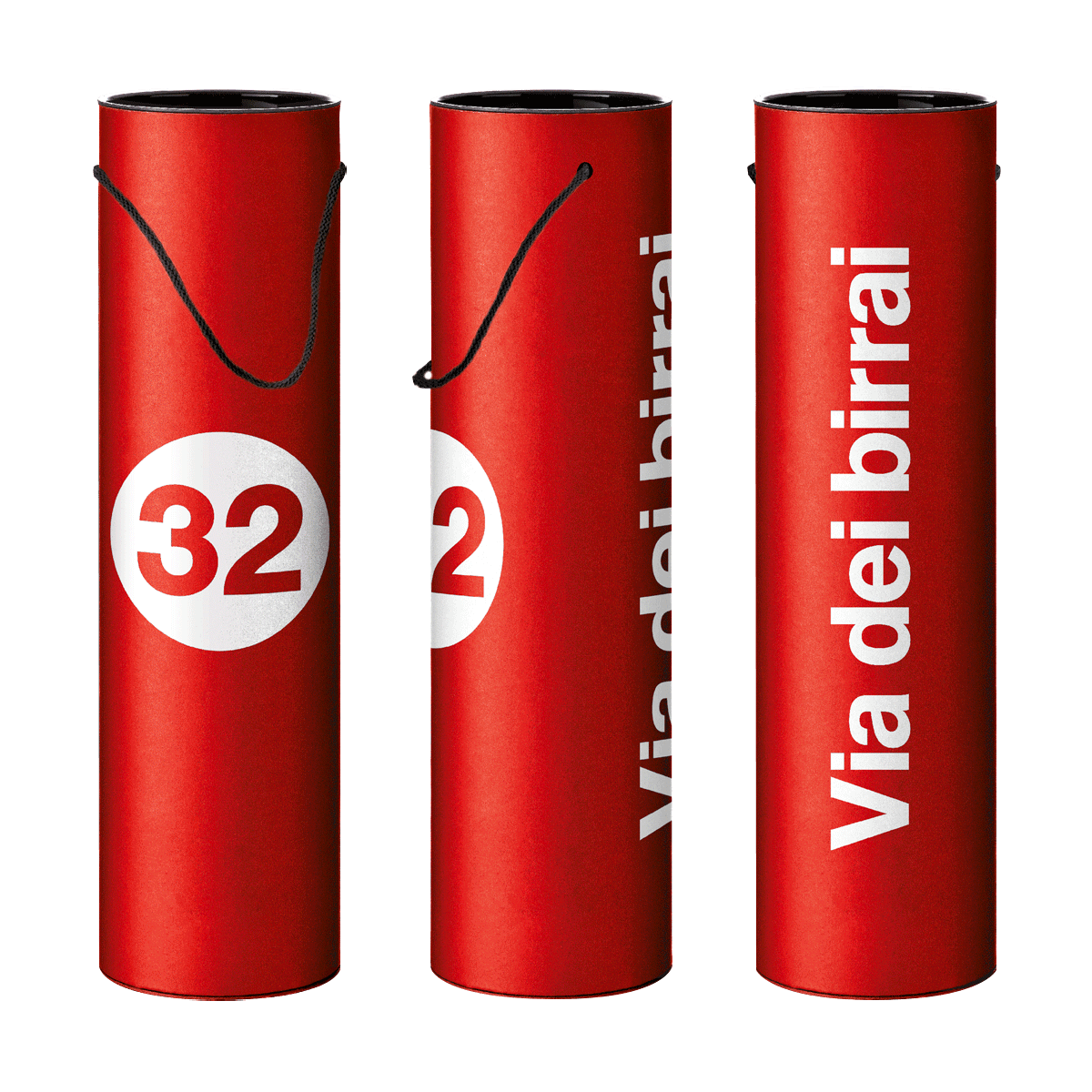 32 Via dei Birrai Voyage 32 Tubo portabottiglia cartone riciclato