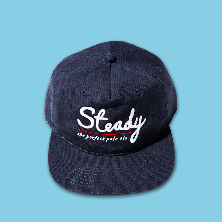 Deya Steady Rolling Man cappellino cotone blu navy