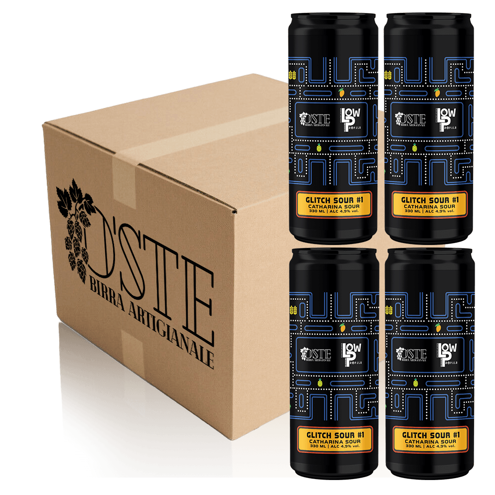 O'Ste Birre artigianali Glitch Sour Catharina lattina 4x330ml