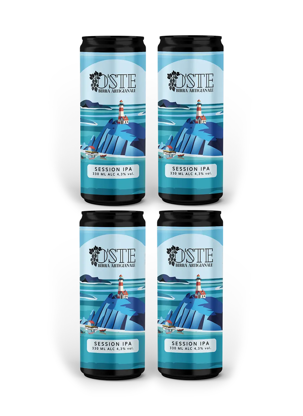 O'Ste Session IPA birra lattina 4x330 ml agrumata