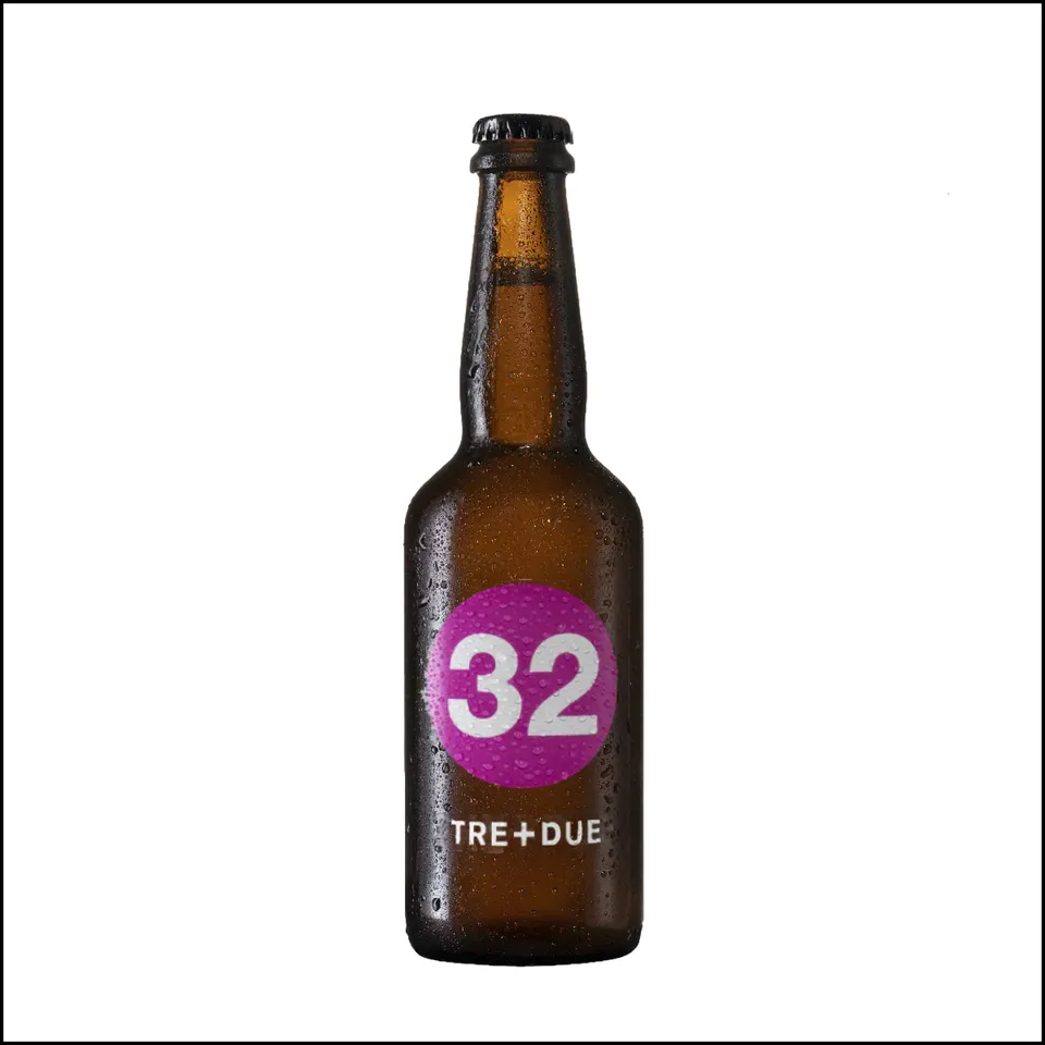 32 Via dei Birrai Tre+Due birra chiara 50 cl arancia