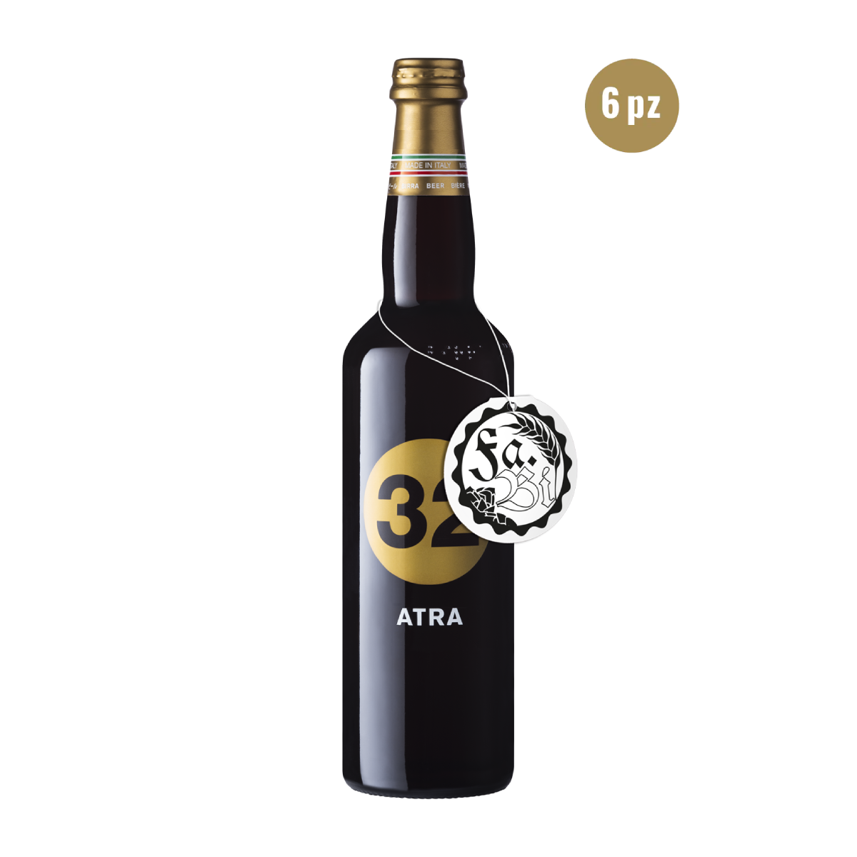 32 Via dei Birrai Atra birra bruna 75cl doppio malto