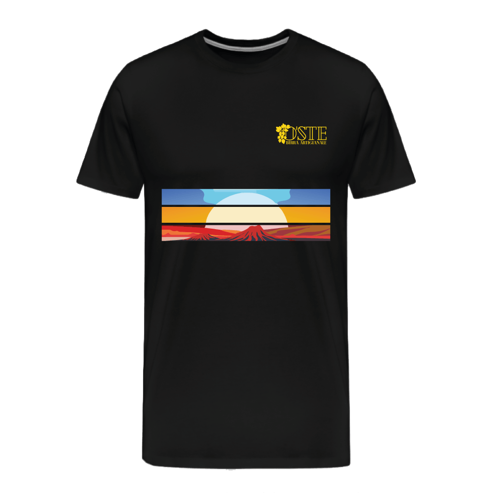O'Ste GiftCard & T-shirt maglietta nera cotone taglia L