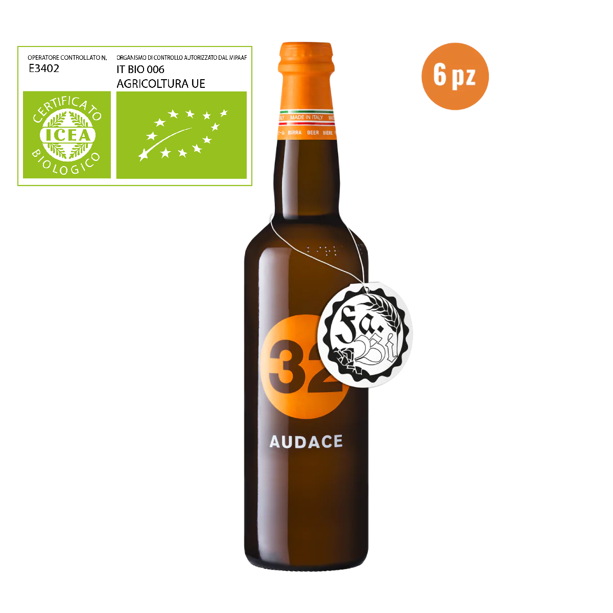 32 Via dei Birrai Audace Bio birra forte gourmet