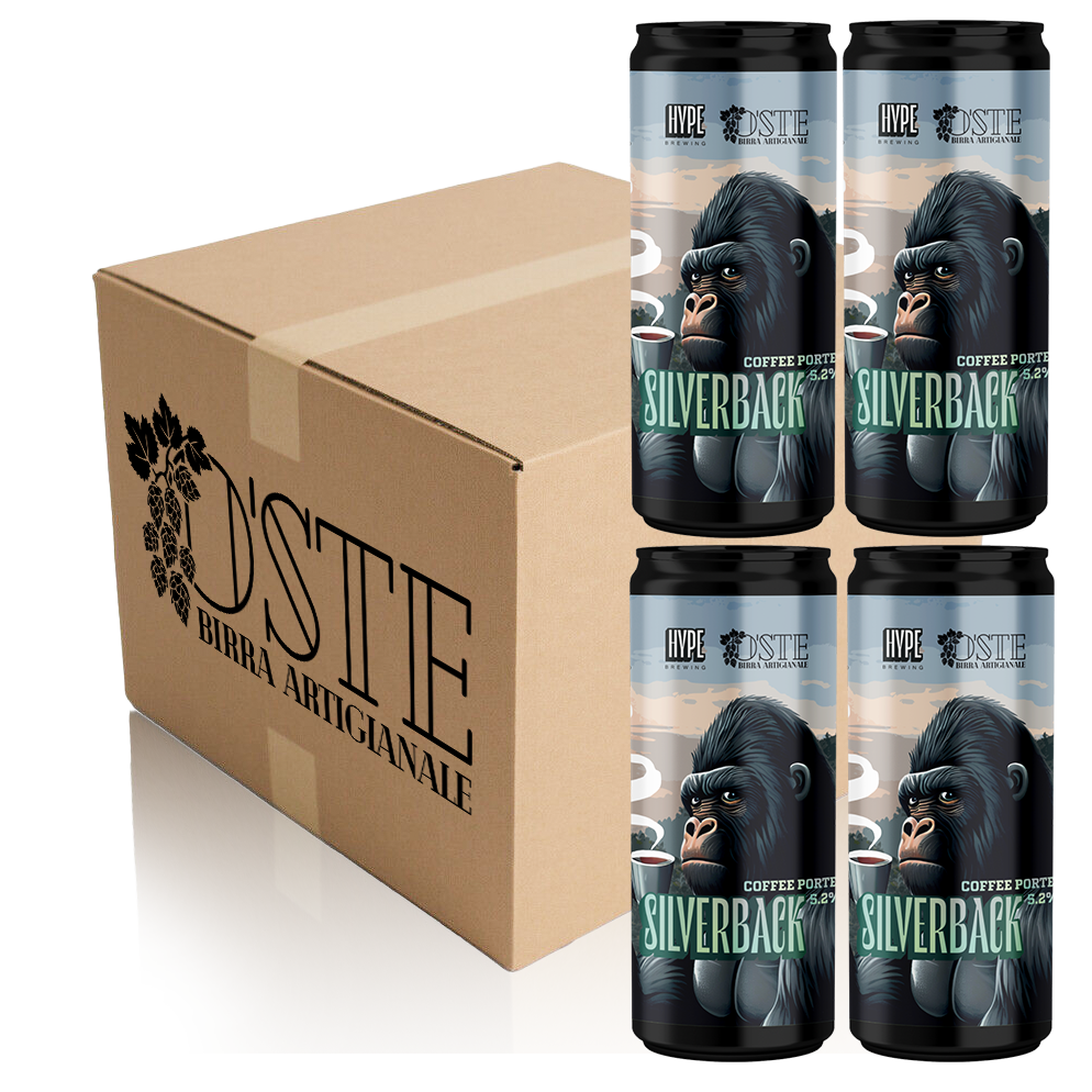 O'Ste Birre artigianali Silverback Coffee Porter lattina 4x330ml