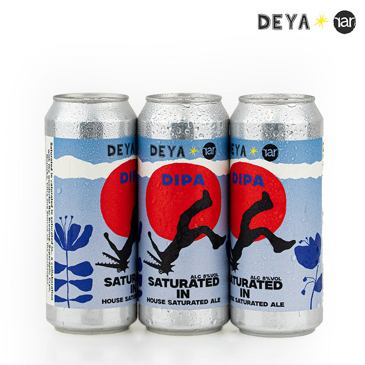 Deya Saturated In bundle 6 lattine 500ml DIPA 8% Riwaka