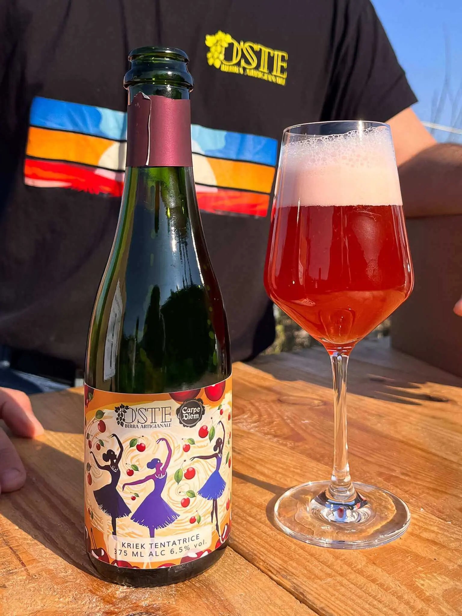 O'Ste Kriek birra ciliegie 375ml Tentatrice acida