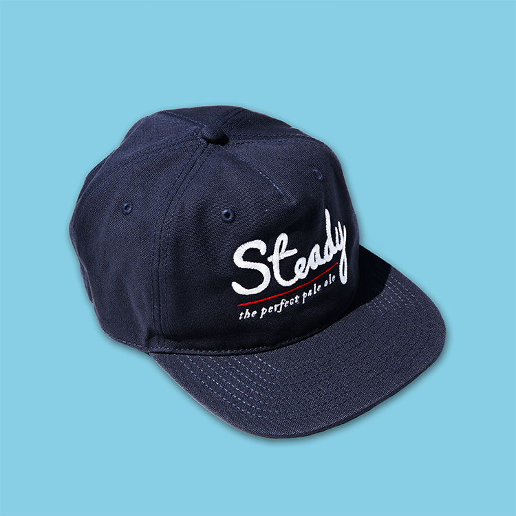 Deya Steady Rolling Man cappellino cotone blu navy