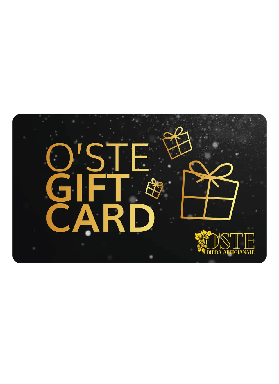 O'Ste GiftCard & T-shirt gift card digitale taglio 50 €