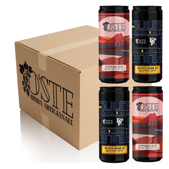 O'Ste Box degustazione birre artigianali miste 4x330ml autunno