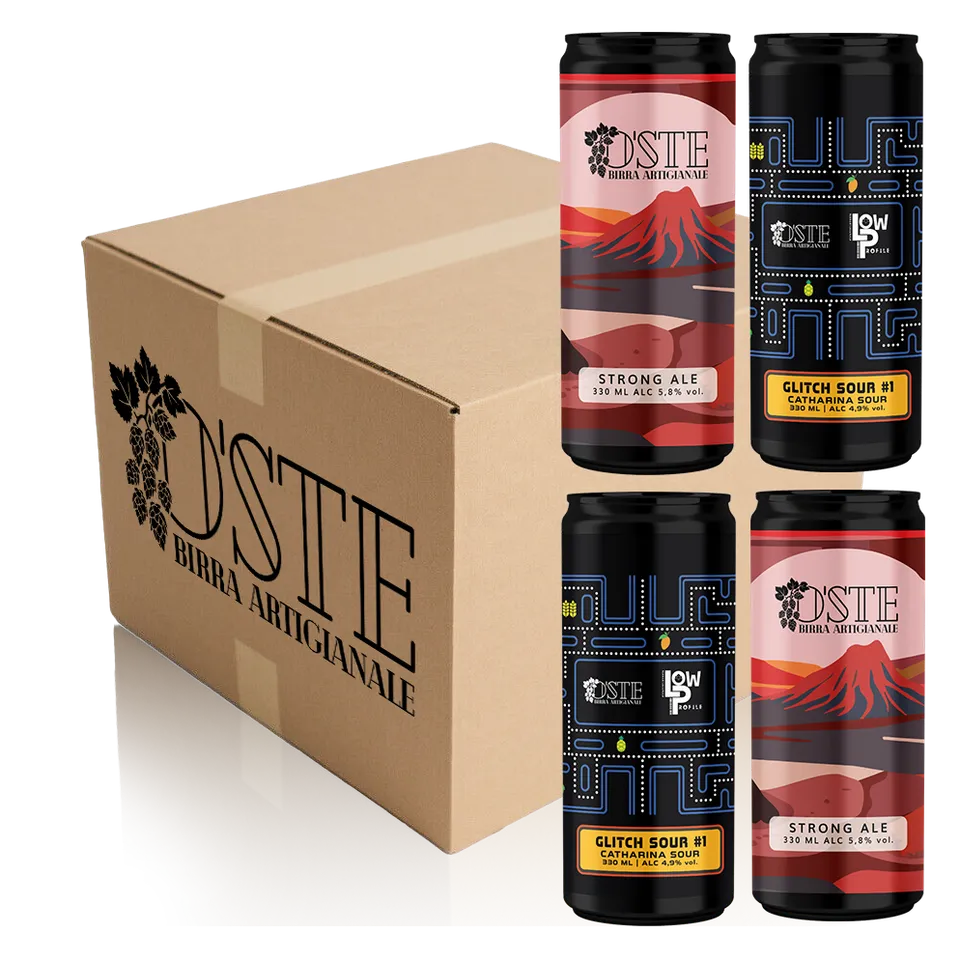 O'Ste Box degustazione birre artigianali miste 4x330ml autunno