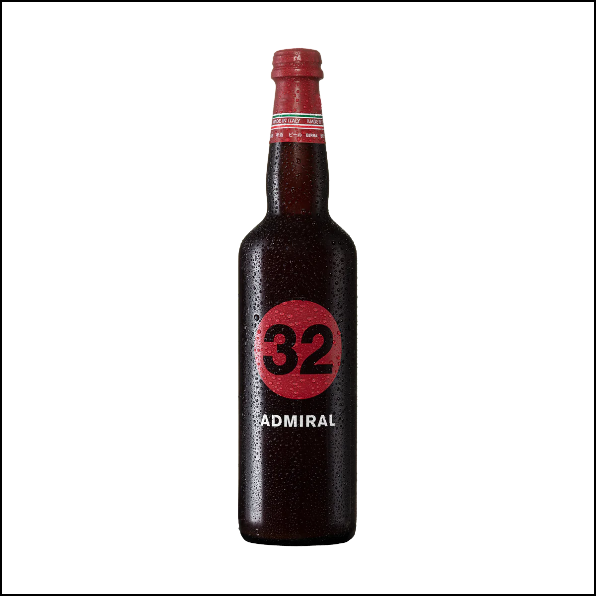 32 Via dei Birrai Admiral birra rossa 75 cl IPA maltata