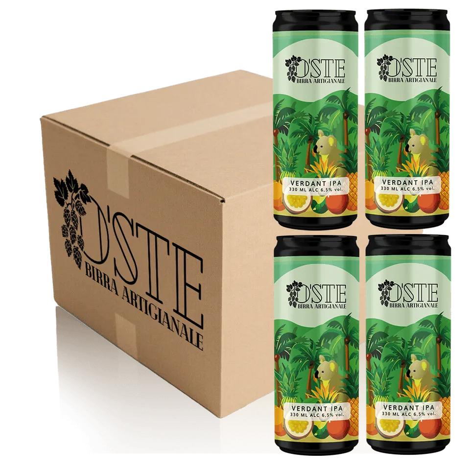 O'Ste Verdant IPA birra artigianale box 4 lattine 330ml tropicale