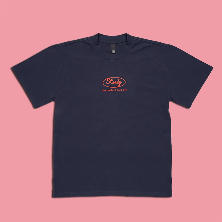 Deya Steady Rolling Man T-Shirt cotone navy