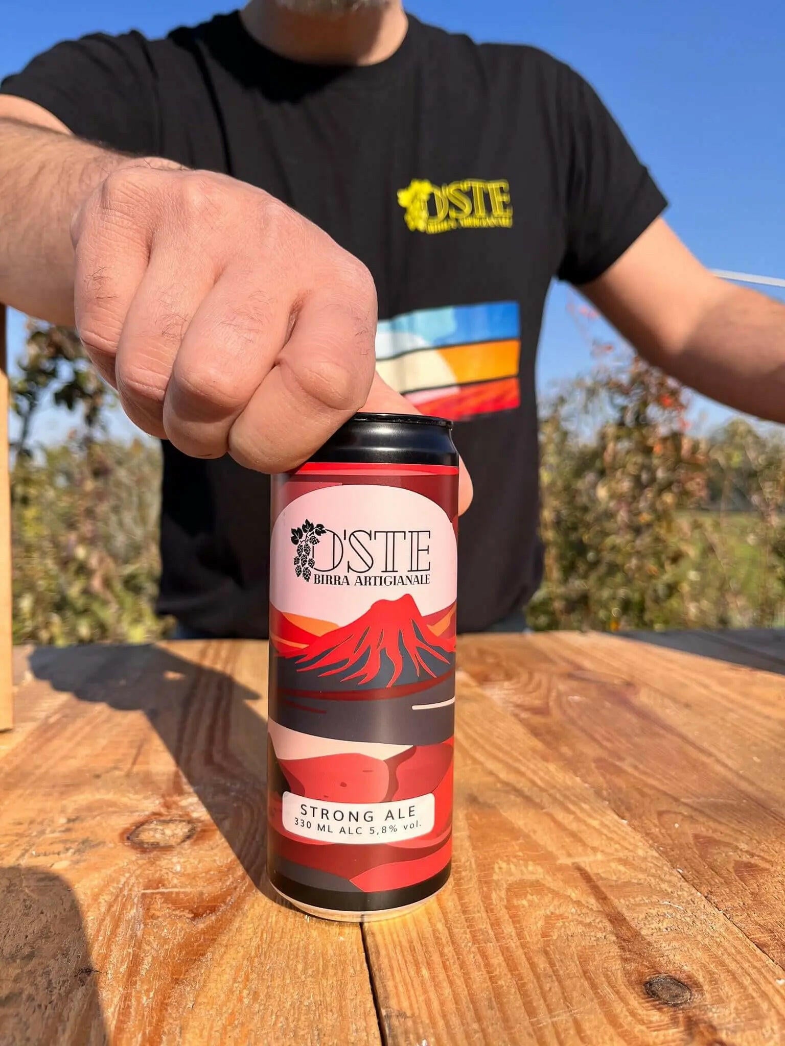 O'Ste Strong Ale birra rossa box 4 lattine 330ml caramello